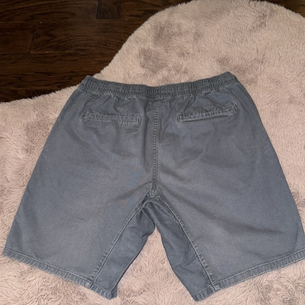 George [g] men’s casual shorts elastic waistband Blue w/ pockets Medium (32-34) - Picture 6 of 8